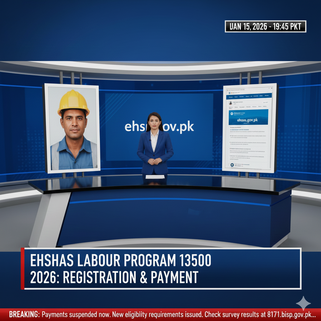 Ehsaas Labour Program 13500 2026 Registration And Payment