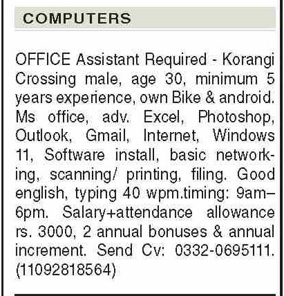 Latest Private Company Computer Sindh Jobs 2026