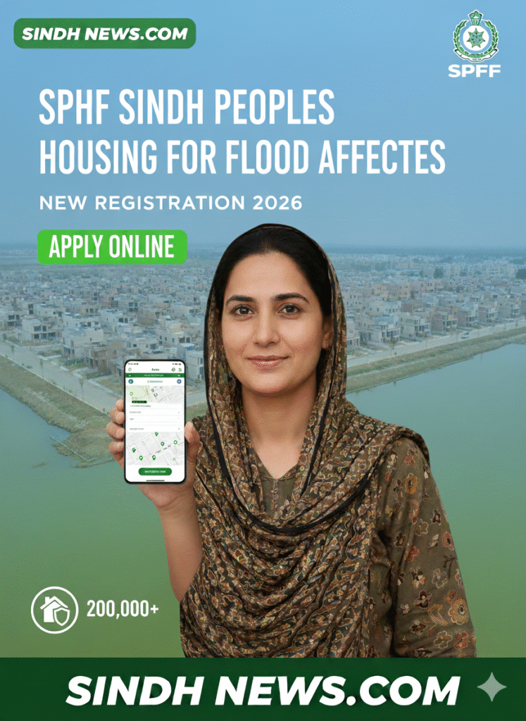 SPHF Sindh Peoples Housing for Flood Affectees New Registration 2026