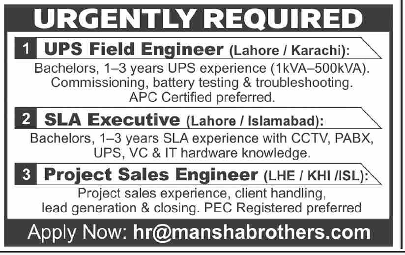 Private Company Limited Jobs in Sindh 2026