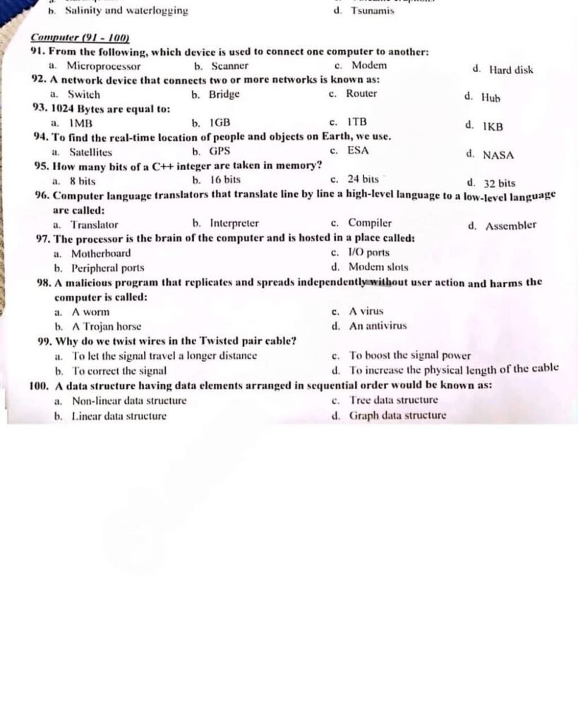 IBA STS Intermediate Category Test Unofficial Answer Key Evening Shift Paper (07 February 2026)